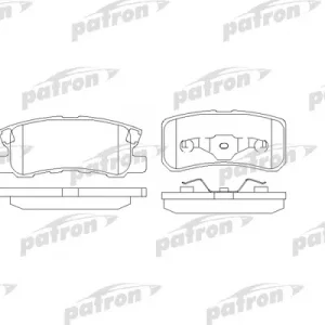 Колодки тормозные задние дисковые к-кт