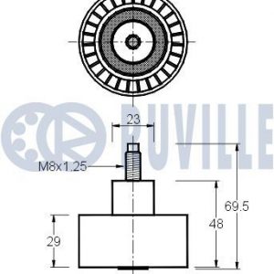 Ролик дополнительный ремня ГРМ