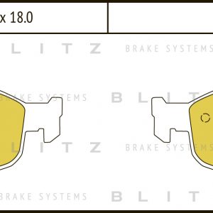 Колодки тормозные передние к-кт