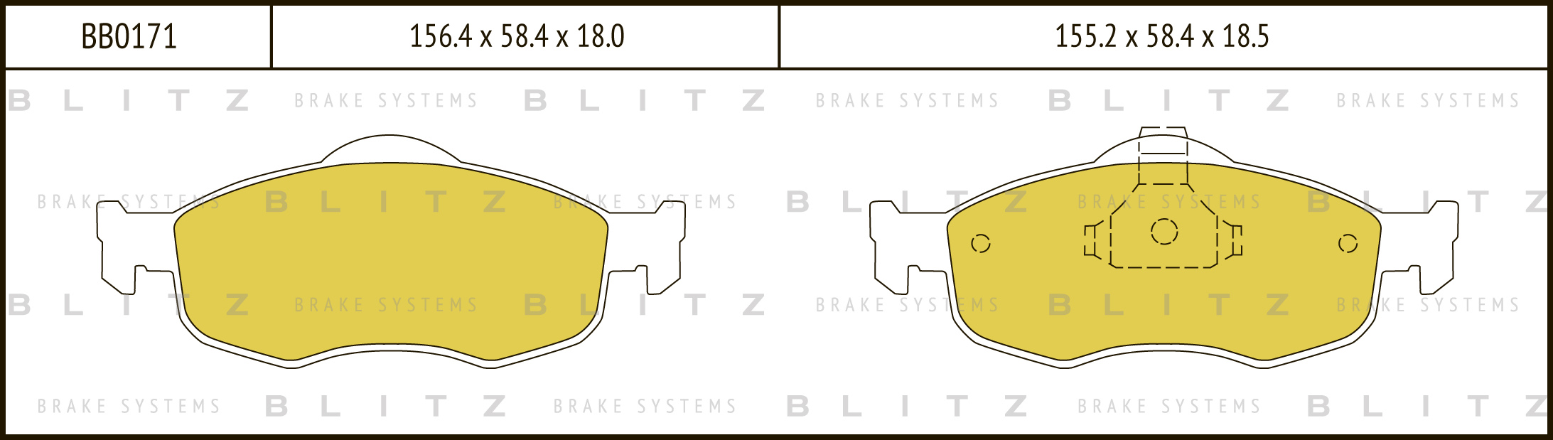 Колодки тормозные передние к-кт