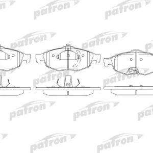 Колодки тормозные передние к-кт