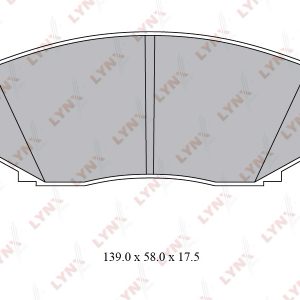 Колодки тормозные передние к-кт