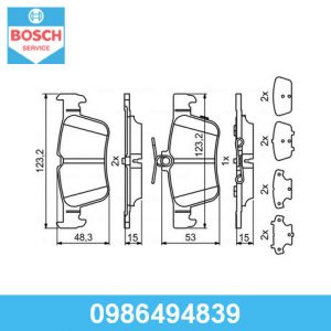 Колодки тормозные задние дисковые к-кт