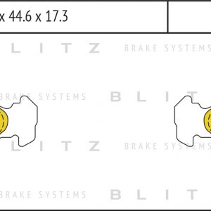 Колодки тормозные передние к-кт