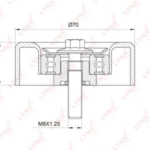 Ролик дополнительный руч. ремня