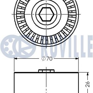 Ролик дополнительный руч. ремня