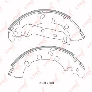Колодки барабанные к-кт