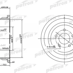 Барабан тормозной