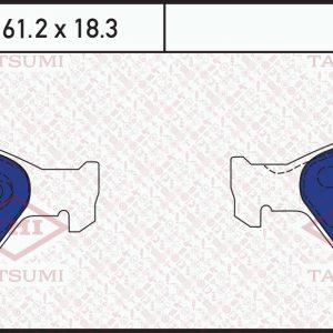 Колодки тормозные передние к-кт