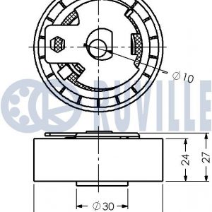 Ролик-натяжитель ремня ГРМ