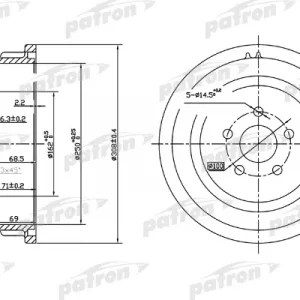 Барабан тормозной