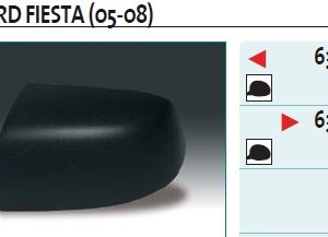 Крышка корпуса зеркала левого