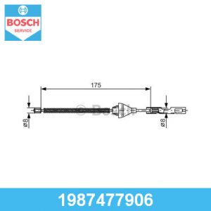 Трос стояночного тормоза