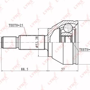ШРУС наружный передний
