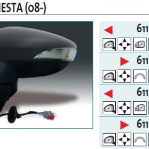 Зеркало правое электрическое