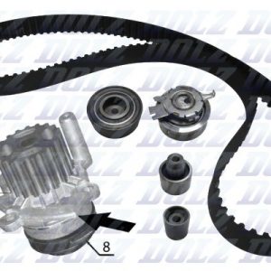 Насос водяной (помпа) + к-кт ремня ГРМ