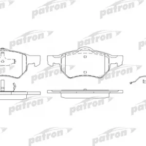 Колодки тормозные передние к-кт