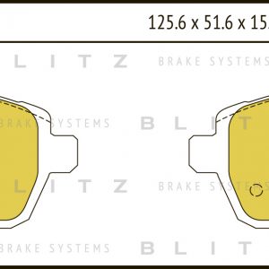 Колодки тормозные передние к-кт
