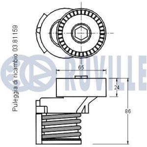 Натяжитель ремня
