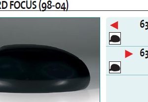 Крышка корпуса зеркала левого