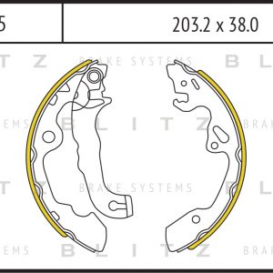 Колодки барабанные к-кт