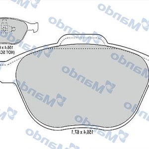 Колодки тормозные передние к-кт