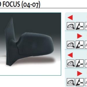 Зеркало левое механическое