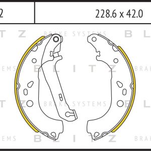 Колодки барабанные к-кт