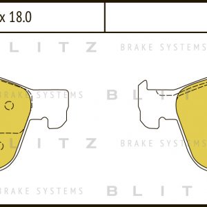 Колодки тормозные передние к-кт