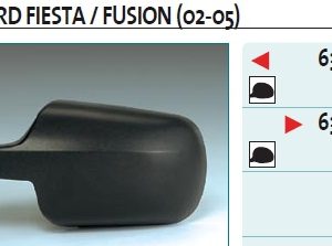 Крышка корпуса зеркала правого