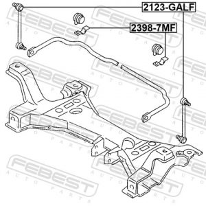 Стойка переднего стабилизатора