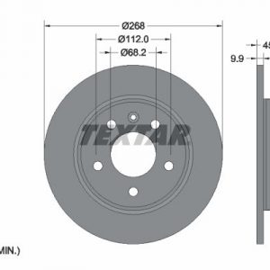 Диск тормозной задний