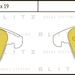 Колодки тормозные передние к-кт