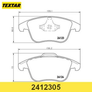 Колодки тормозные передние к-кт