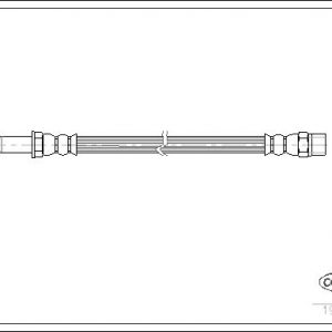 Шланг тормозной задний