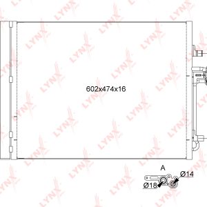 Радиатор кондиционера (конденсер)