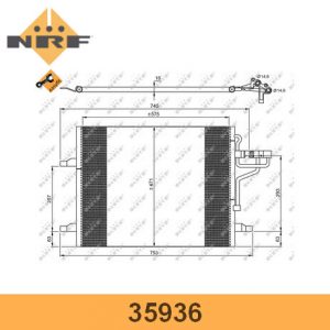 Радиатор кондиционера (конденсер)