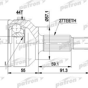 ШРУС наружный передний