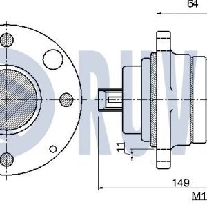 Ступица задняя