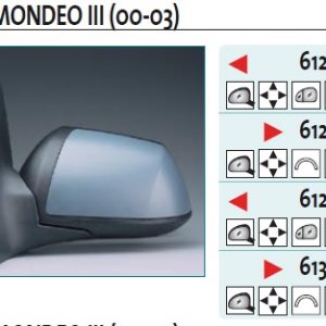 Зеркало левое электрическое