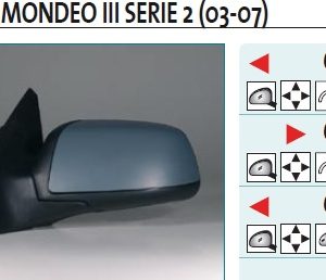 Зеркало правое электрическое