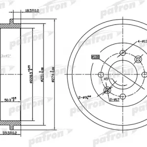 Барабан тормозной