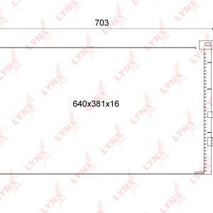 Радиатор кондиционера (конденсер)
