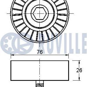 Ролик дополнительный руч. ремня