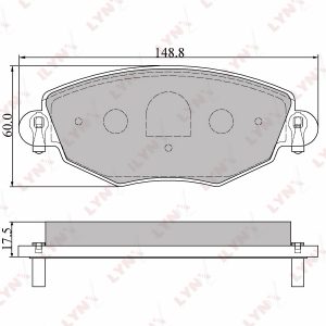 Колодки тормозные передние к-кт