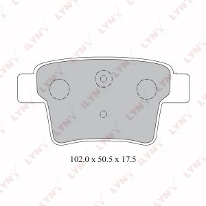 Колодки тормозные задние дисковые к-кт