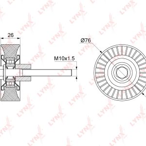 Ролик дополнительный руч. ремня