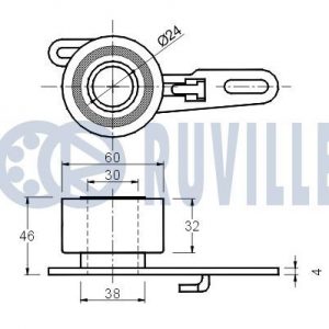 Ролик-натяжитель ремня ГРМ