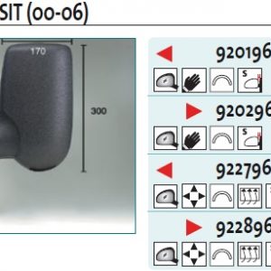 Зеркало правое электрическое