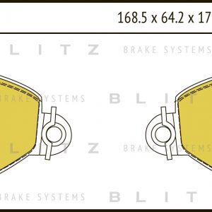 Колодки тормозные передние к-кт